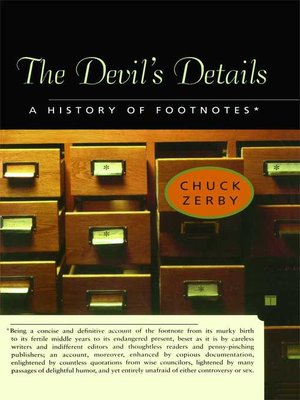 cover image of The Devil's Details